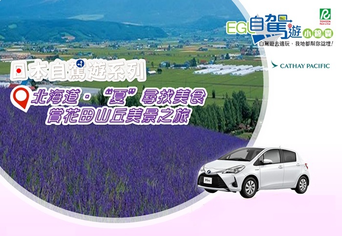北海道．夏尋找美食賞花田山丘美景自駕遊之旅6天5晚套票